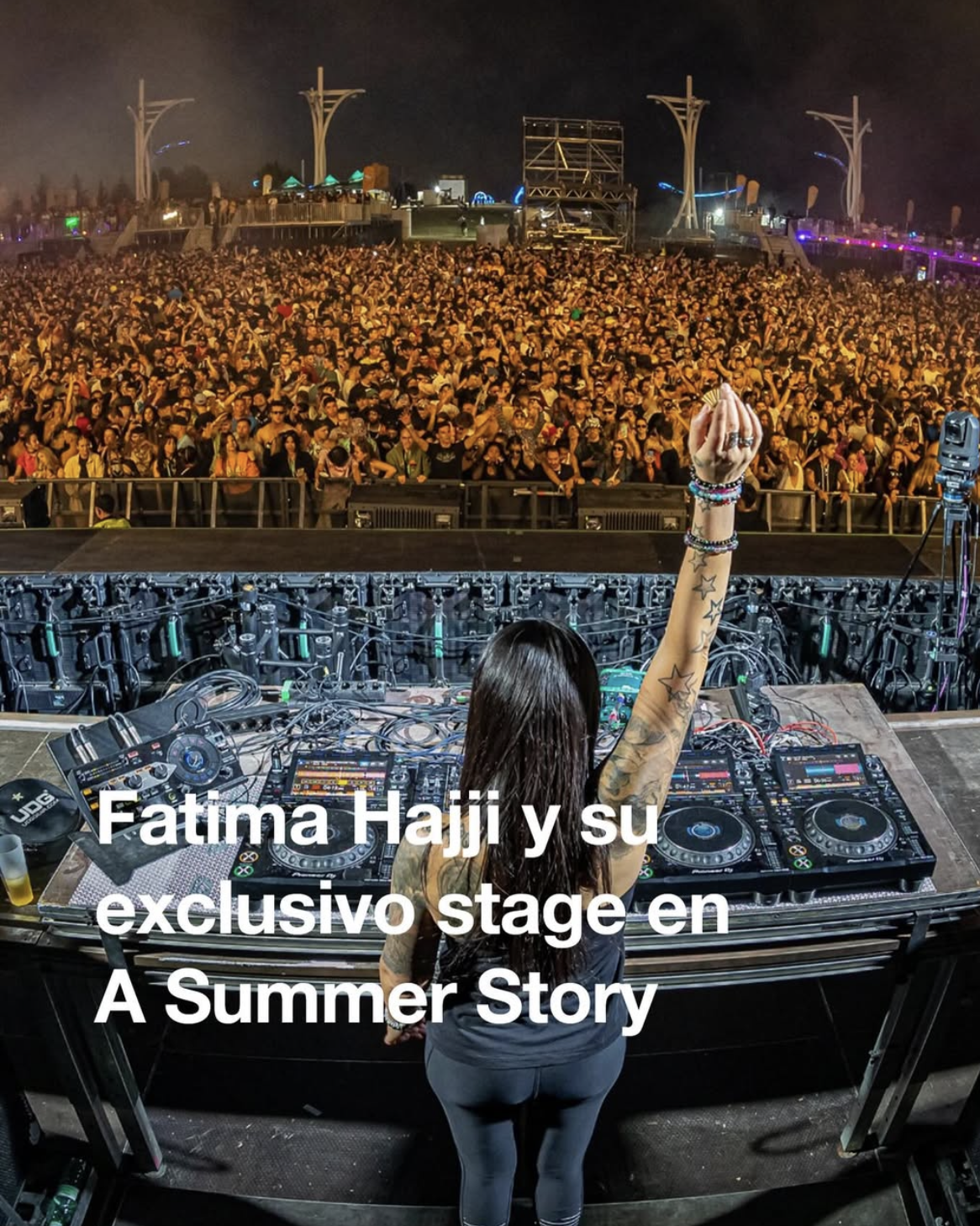 Fátima Hajji presenta su propio escenario en A Summer Story 2025
