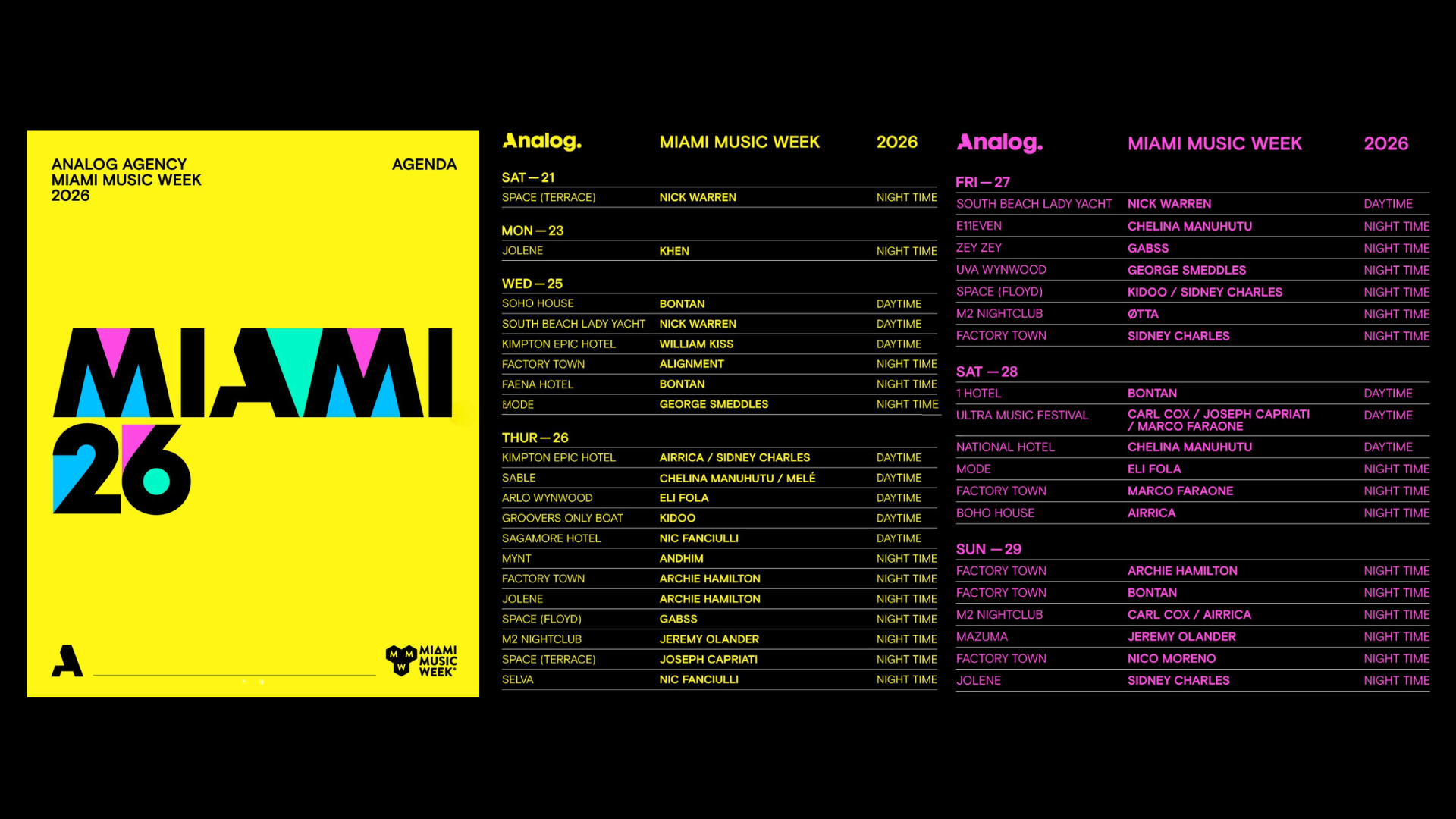 Taking Over Miami Music Week 2026