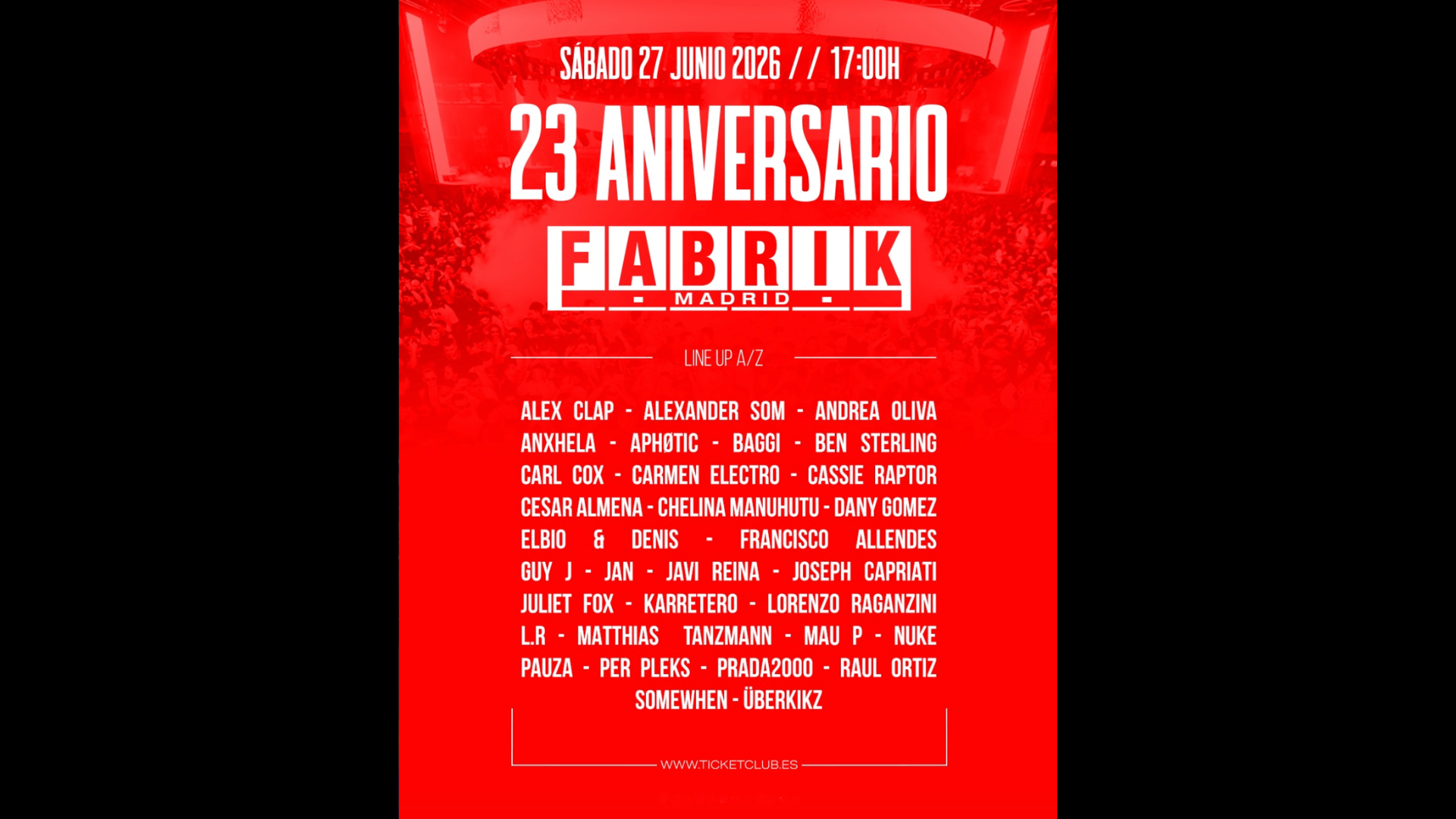 Analog Takes Over Fabrik’s 23rd Anniversary